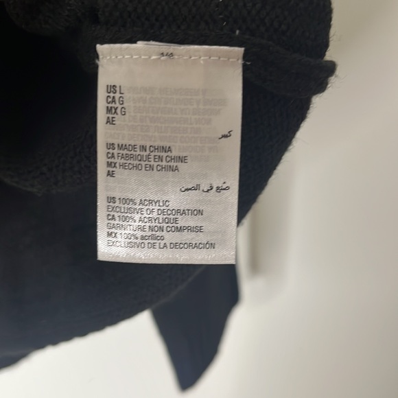 Karen Scott Christmas Sweater, Black, Size Large. - Picture 4 of 7